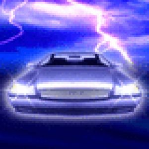 Coche Futurista con Rayos