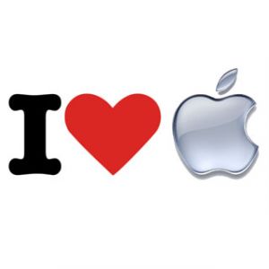 Amo el logo de Apple