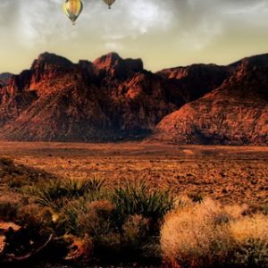 Globos Aerostáticos Sobre Montañas