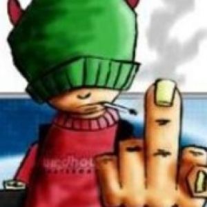 Personaje de Caricatura Rebelde