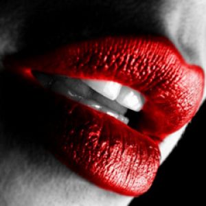Labios Rojos Acercados