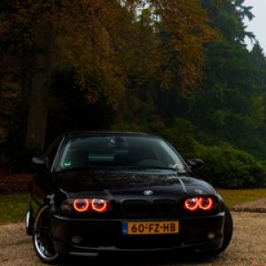 Coche BMW E46 Negro