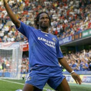 Celebración de Didier Drogba