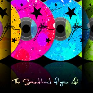 CDs Musicales Coloridos