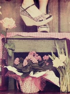 Sandalias de Cuña Elegantes con Flores