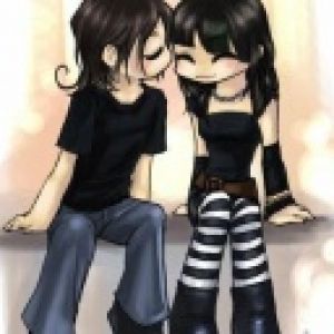 Ilustración de Pareja Linda