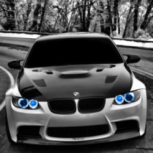 BMW M3 Negro y Azul
