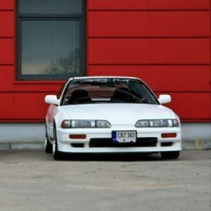Coche deportivo blanco