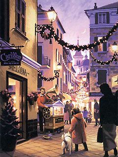 Encantadora Calle Navideña
