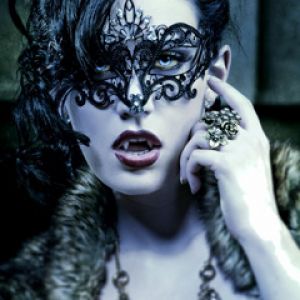 Elegant Masked Woman