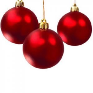 Adornos Navideños Rojos