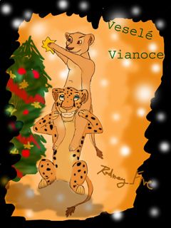 Arte Navideño de Animales Festivos