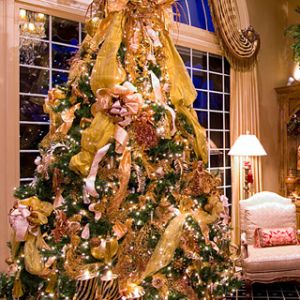 Decoración Elegante del Árbol de Navidad