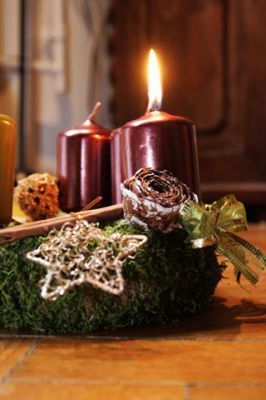 Velas y Decoraciones de Navidad