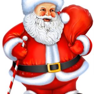Ilustración de Santa Claus Alegre