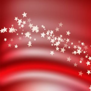 Fondo Rojo Estrellado