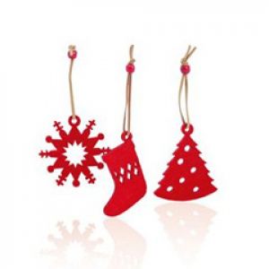 Adornos Navideños Rojos