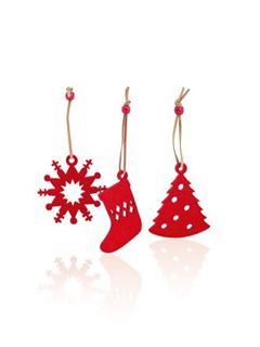 Adornos Navideños Rojos
