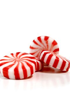 Caramelos de Menta Rojos y Blancos
