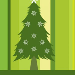 Fondo de Árbol de Navidad Estiloso