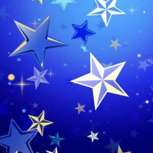 Fondo Abstracto Nocturno con Estrellas