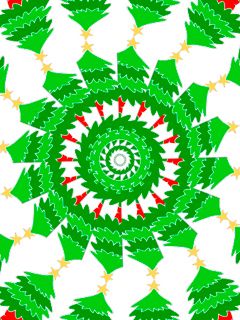 Patrón de Árbol de Navidad en Espiral