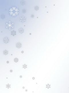 Copos de nieve en un fondo suave