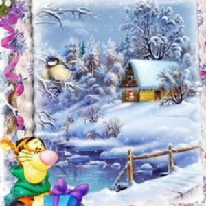 Tigger en el país de las maravillas invernales