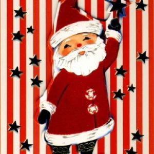 Ilustración Vintage de Santa Claus