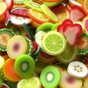 Rodajas de Fruta Coloridas