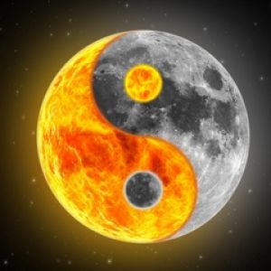Yin Yang Fuego y Luna