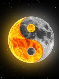 Yin Yang Fuego y Luna