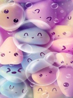 Formas Coloridas y Lindas con Sonrisas