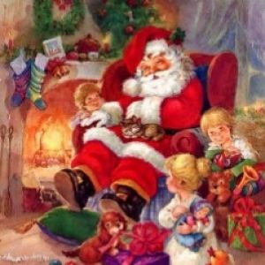 Santa Claus con Niños