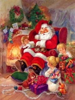 Santa Claus con Niños