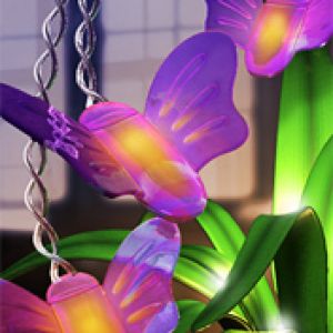 Luces de Mariposa Coloridas