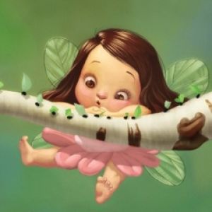 Ilustración de una Hada Linda