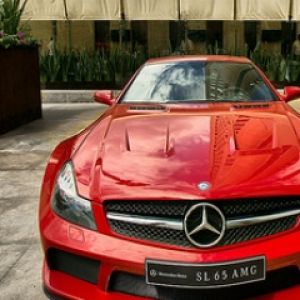 Mercedes-Benz SL65 AMG Rojo