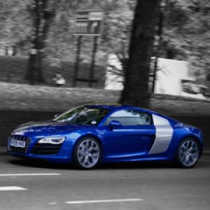 Coche Deportivo Audi R8 Azul