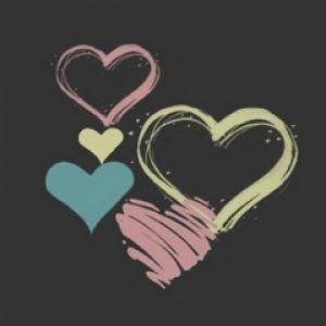 Ilustraciones de Corazones Coloridos