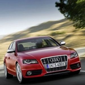 Audi S4 Coche Deportivo Rojo