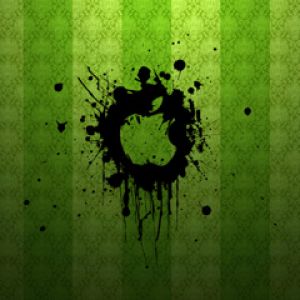 Apple Logo Splash Art
