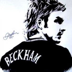 Ilustración de David Beckham