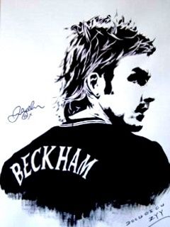 Ilustración de David Beckham