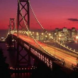 Puente Golden Gate al Atardecer