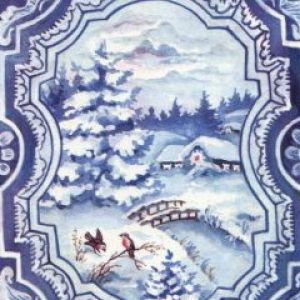 Paisaje Invernal con Árboles Nevados