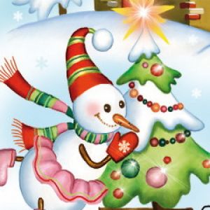 Muñeco de Nieve Navideño Adorable