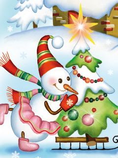 Muñeco de Nieve Navideño Adorable