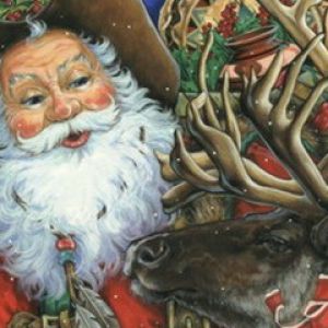 Santa Claus con Reno