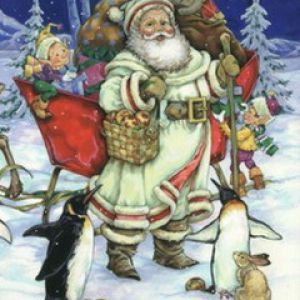 Santa Claus con Amigos